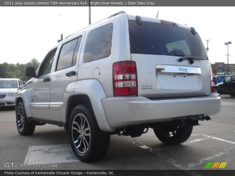 Bright Silver Metallic / Dark Slate Gray 2011 Jeep Liberty Limited 70th Anniversary 4x4