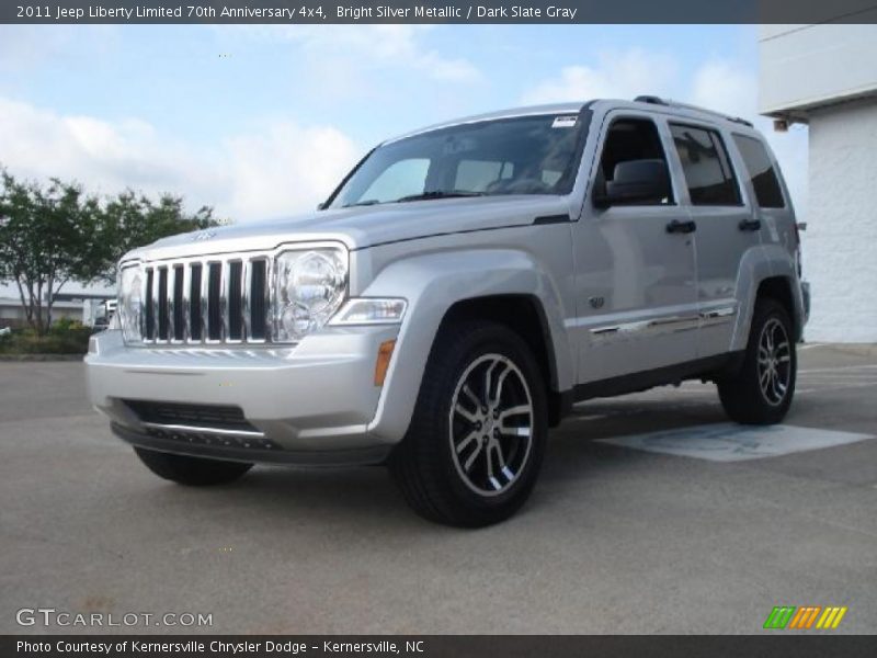 Bright Silver Metallic / Dark Slate Gray 2011 Jeep Liberty Limited 70th Anniversary 4x4