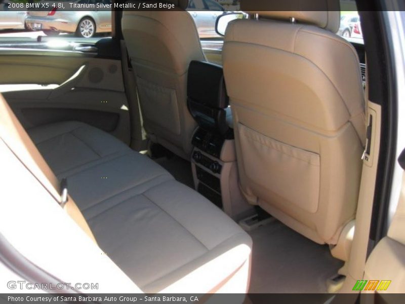 Titanium Silver Metallic / Sand Beige 2008 BMW X5 4.8i