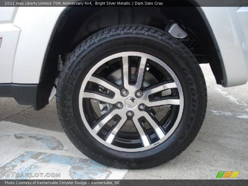 Bright Silver Metallic / Dark Slate Gray 2011 Jeep Liberty Limited 70th Anniversary 4x4