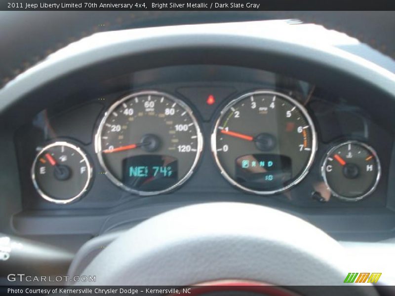 Bright Silver Metallic / Dark Slate Gray 2011 Jeep Liberty Limited 70th Anniversary 4x4