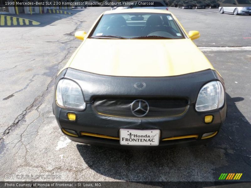 Sunburst Yellow / Charcoal 1998 Mercedes-Benz SLK 230 Kompressor Roadster