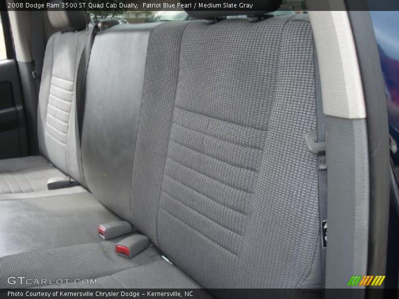 Patriot Blue Pearl / Medium Slate Gray 2008 Dodge Ram 3500 ST Quad Cab Dually