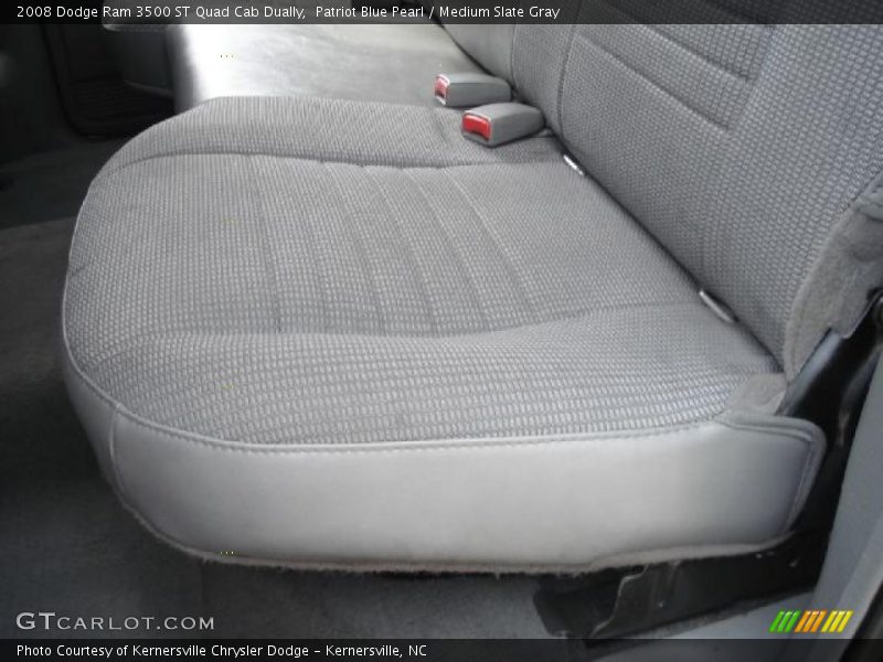 Patriot Blue Pearl / Medium Slate Gray 2008 Dodge Ram 3500 ST Quad Cab Dually