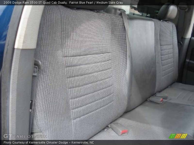 Patriot Blue Pearl / Medium Slate Gray 2008 Dodge Ram 3500 ST Quad Cab Dually