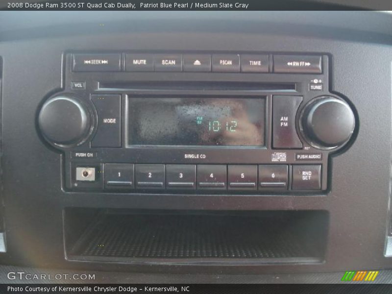 Patriot Blue Pearl / Medium Slate Gray 2008 Dodge Ram 3500 ST Quad Cab Dually