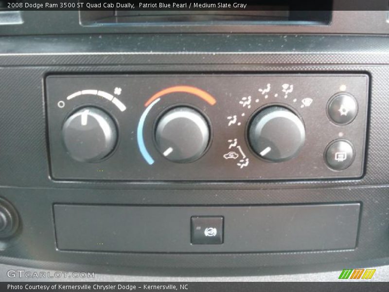 Patriot Blue Pearl / Medium Slate Gray 2008 Dodge Ram 3500 ST Quad Cab Dually