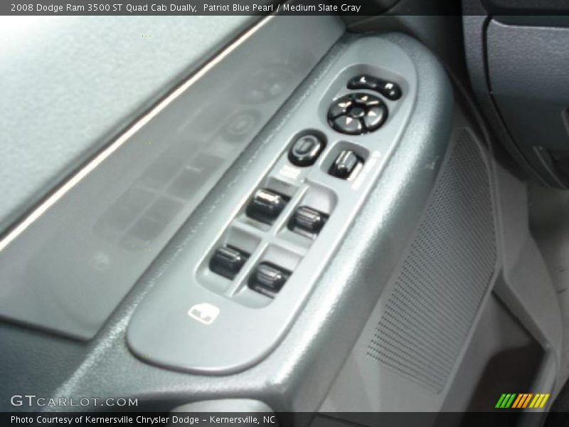 Patriot Blue Pearl / Medium Slate Gray 2008 Dodge Ram 3500 ST Quad Cab Dually