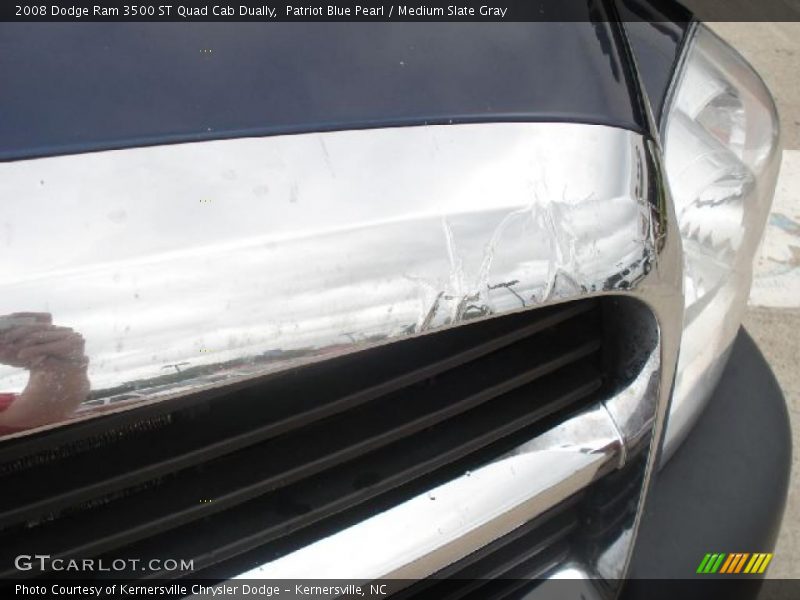 Patriot Blue Pearl / Medium Slate Gray 2008 Dodge Ram 3500 ST Quad Cab Dually