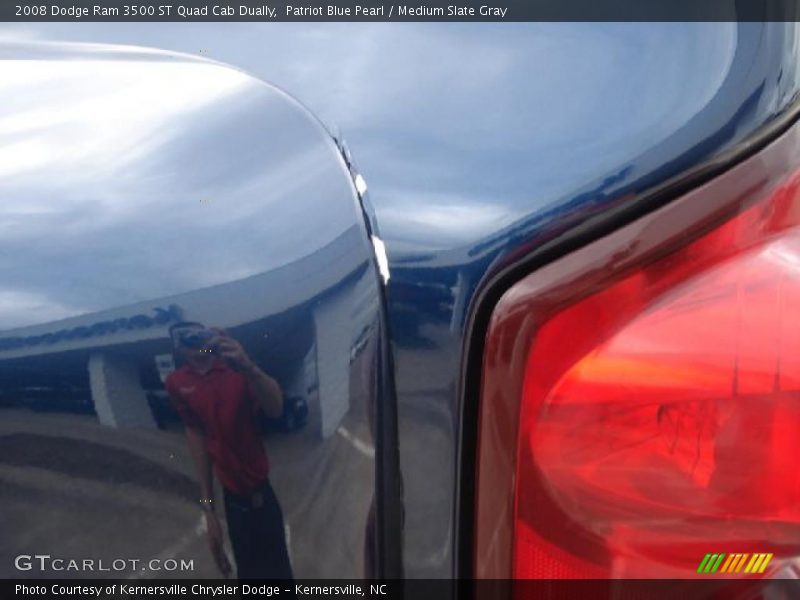 Patriot Blue Pearl / Medium Slate Gray 2008 Dodge Ram 3500 ST Quad Cab Dually