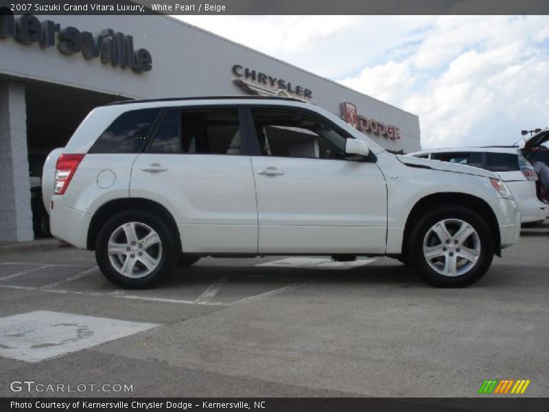 White Pearl / Beige 2007 Suzuki Grand Vitara Luxury