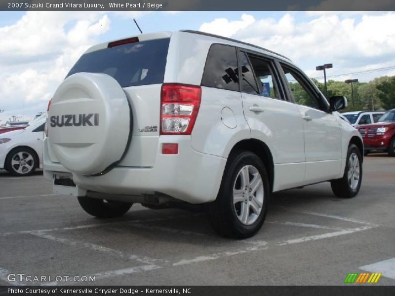 White Pearl / Beige 2007 Suzuki Grand Vitara Luxury
