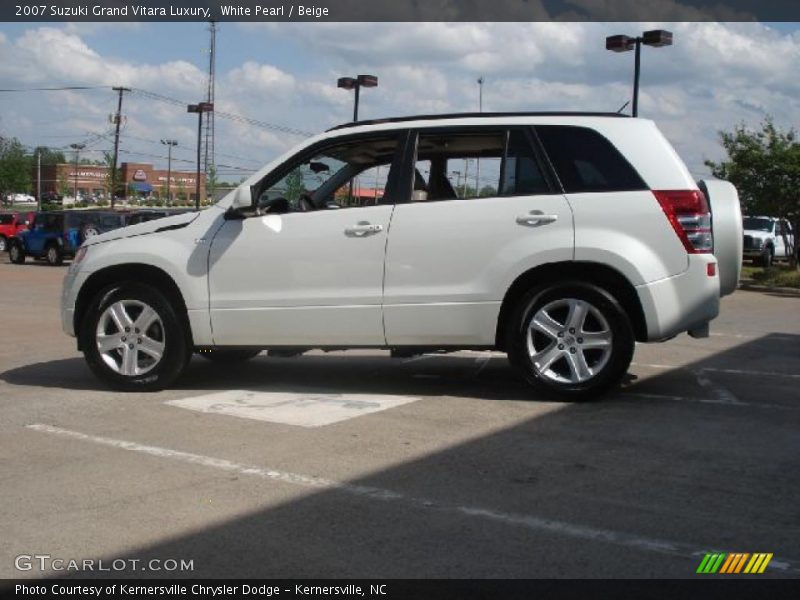 White Pearl / Beige 2007 Suzuki Grand Vitara Luxury