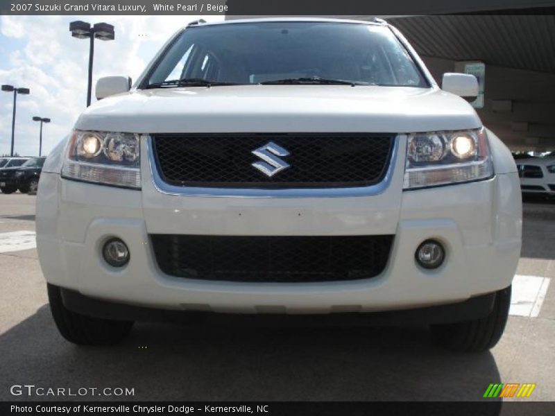 White Pearl / Beige 2007 Suzuki Grand Vitara Luxury