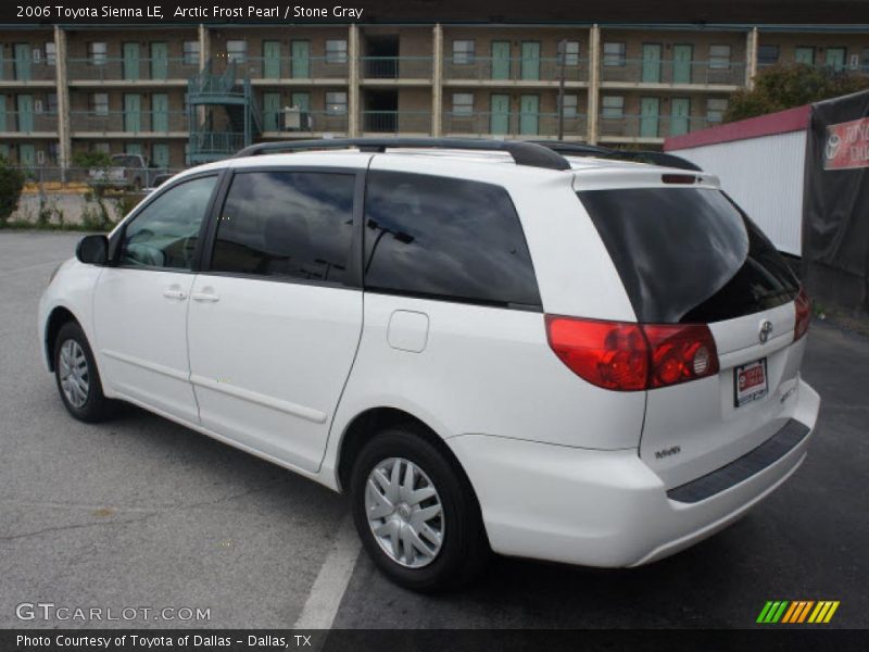 Arctic Frost Pearl / Stone Gray 2006 Toyota Sienna LE