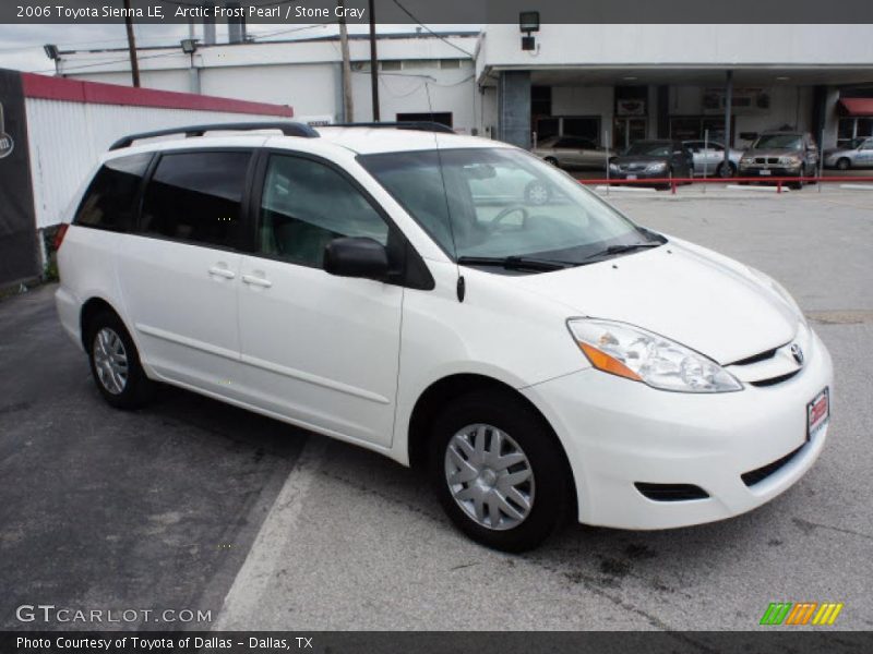 Arctic Frost Pearl / Stone Gray 2006 Toyota Sienna LE