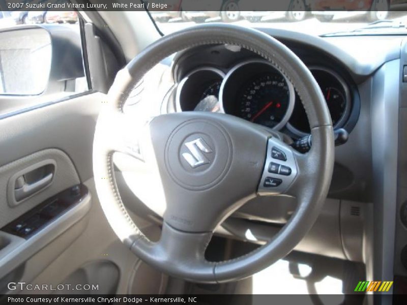 White Pearl / Beige 2007 Suzuki Grand Vitara Luxury
