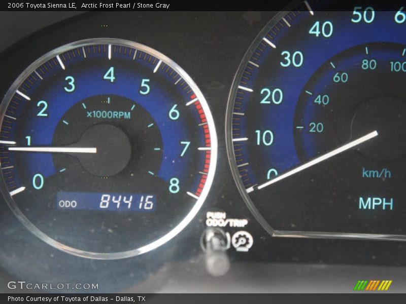 Arctic Frost Pearl / Stone Gray 2006 Toyota Sienna LE