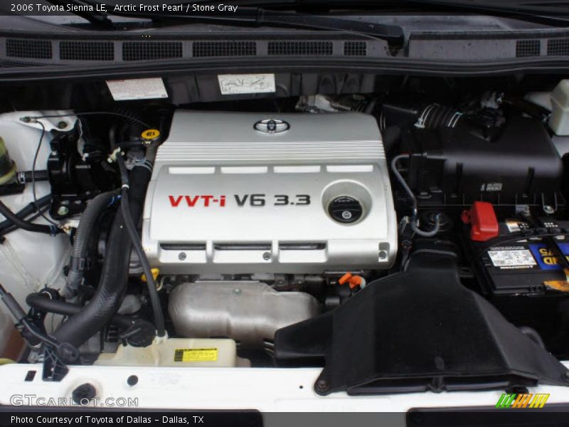 Arctic Frost Pearl / Stone Gray 2006 Toyota Sienna LE