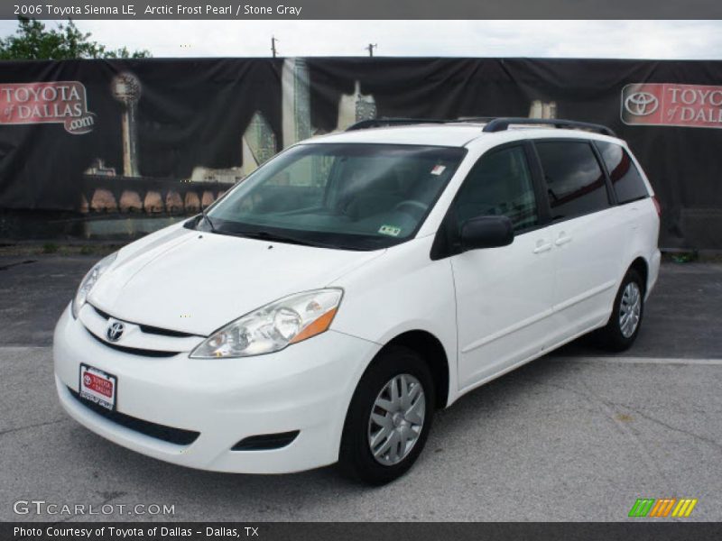 Arctic Frost Pearl / Stone Gray 2006 Toyota Sienna LE