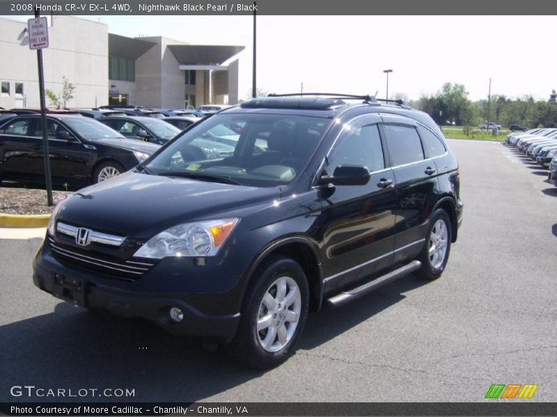 Nighthawk Black Pearl / Black 2008 Honda CR-V EX-L 4WD