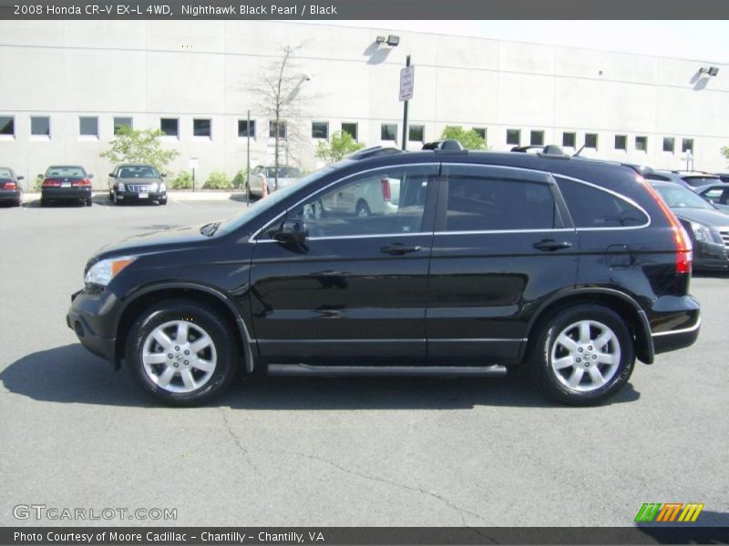 Nighthawk Black Pearl / Black 2008 Honda CR-V EX-L 4WD