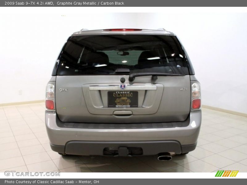 Graphite Gray Metallic / Carbon Black 2009 Saab 9-7X 4.2i AWD