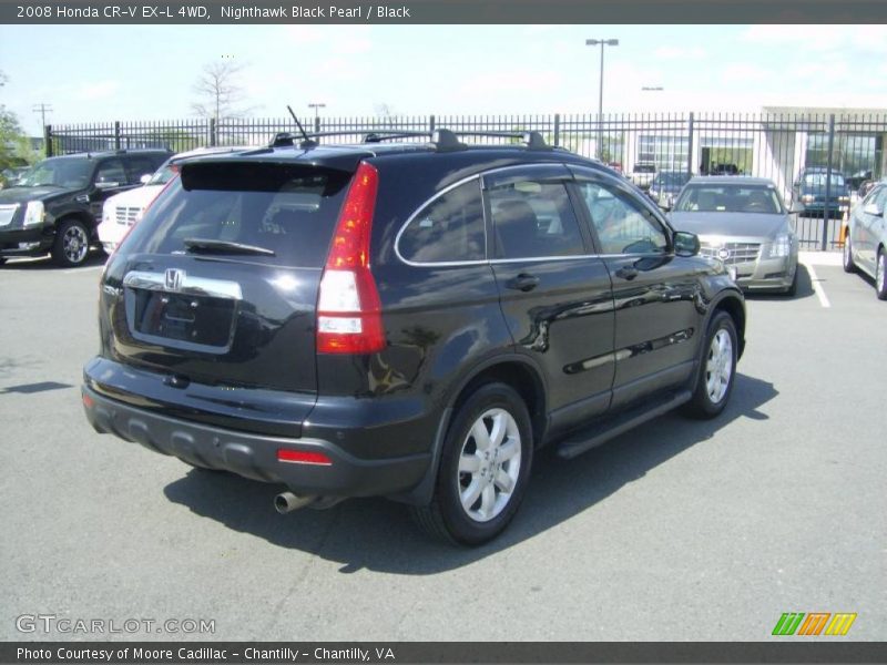 Nighthawk Black Pearl / Black 2008 Honda CR-V EX-L 4WD