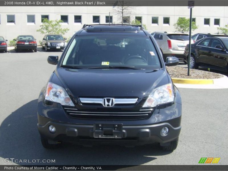 Nighthawk Black Pearl / Black 2008 Honda CR-V EX-L 4WD