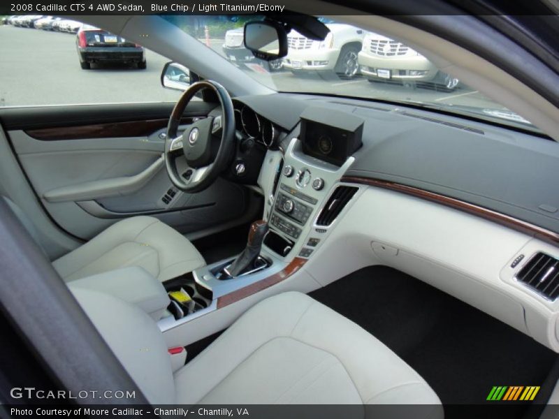 Blue Chip / Light Titanium/Ebony 2008 Cadillac CTS 4 AWD Sedan