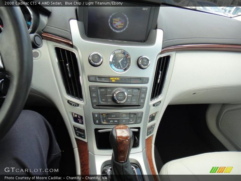 Blue Chip / Light Titanium/Ebony 2008 Cadillac CTS 4 AWD Sedan