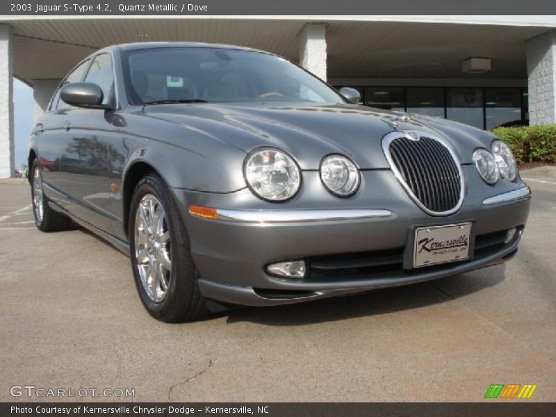 Quartz Metallic / Dove 2003 Jaguar S-Type 4.2