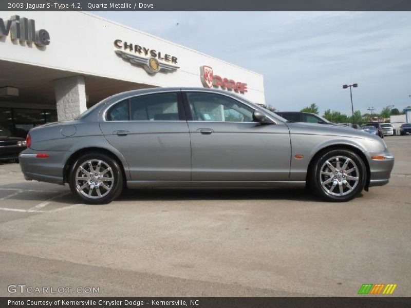 Quartz Metallic / Dove 2003 Jaguar S-Type 4.2