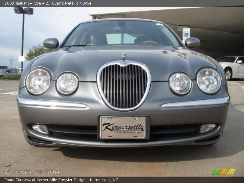 Quartz Metallic / Dove 2003 Jaguar S-Type 4.2