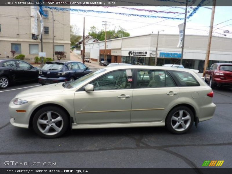 Pebble Ash Metallic / Beige 2004 Mazda MAZDA6 s Sport Wagon