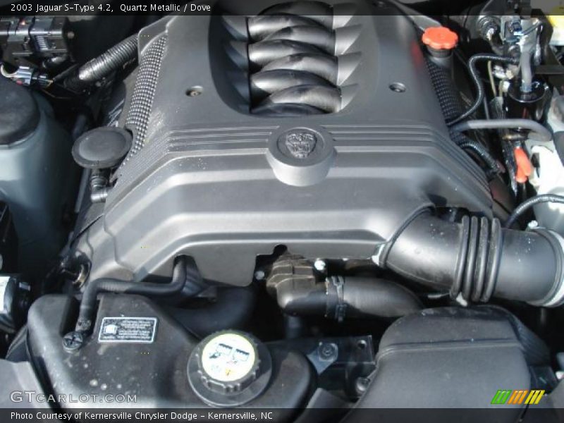 Quartz Metallic / Dove 2003 Jaguar S-Type 4.2