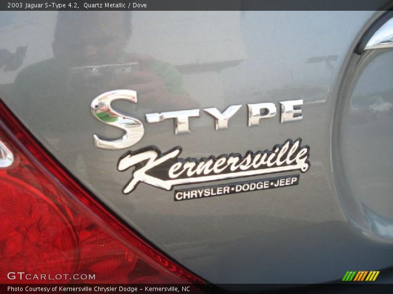 Quartz Metallic / Dove 2003 Jaguar S-Type 4.2