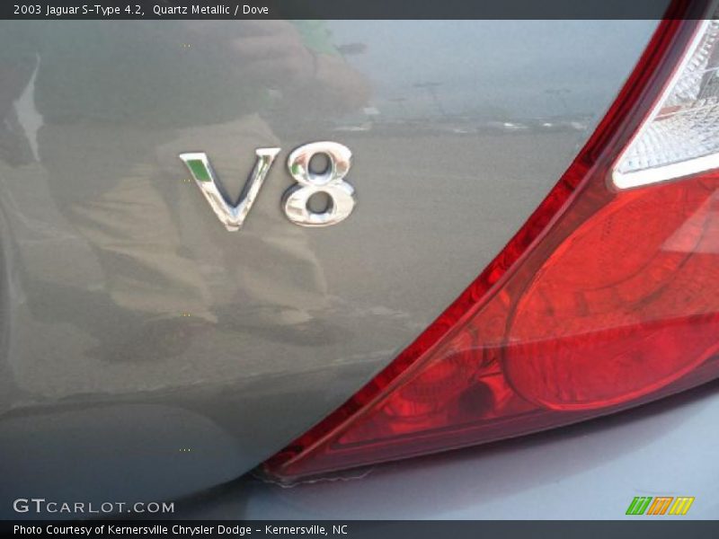 Quartz Metallic / Dove 2003 Jaguar S-Type 4.2