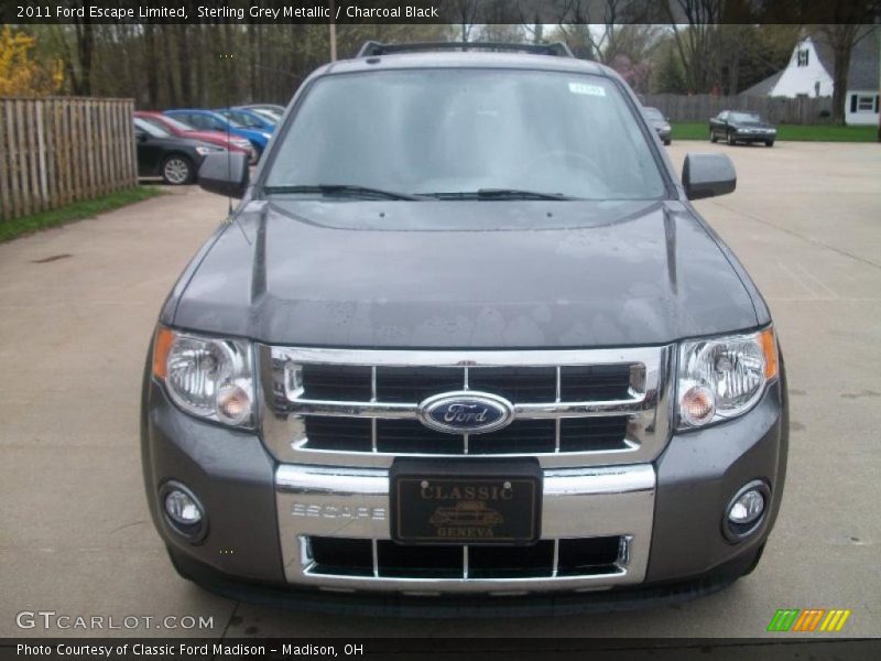 Sterling Grey Metallic / Charcoal Black 2011 Ford Escape Limited