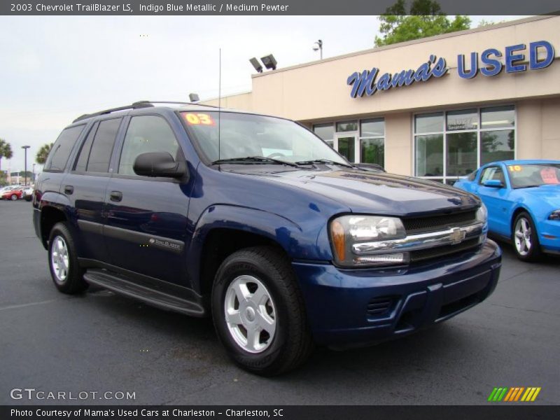 Indigo Blue Metallic / Medium Pewter 2003 Chevrolet TrailBlazer LS