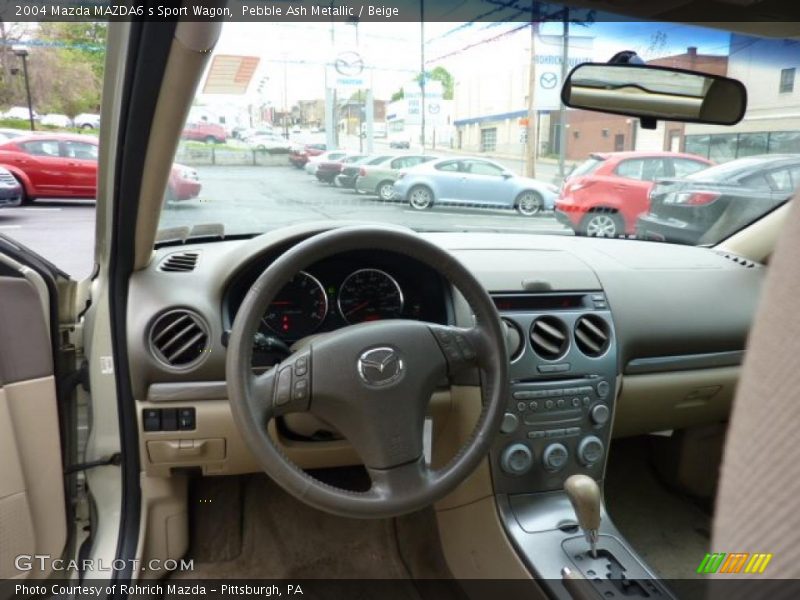 Pebble Ash Metallic / Beige 2004 Mazda MAZDA6 s Sport Wagon