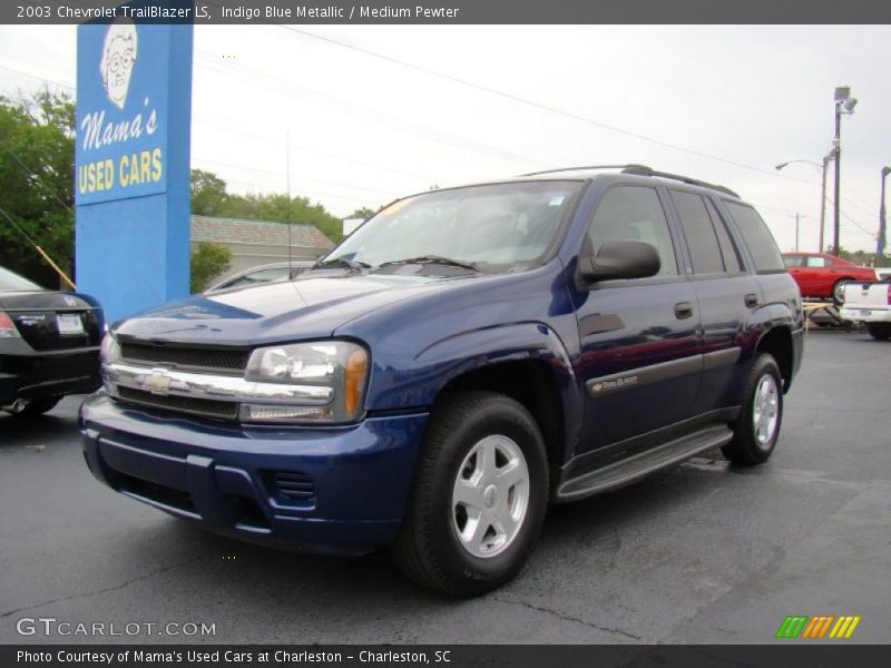 Indigo Blue Metallic / Medium Pewter 2003 Chevrolet TrailBlazer LS