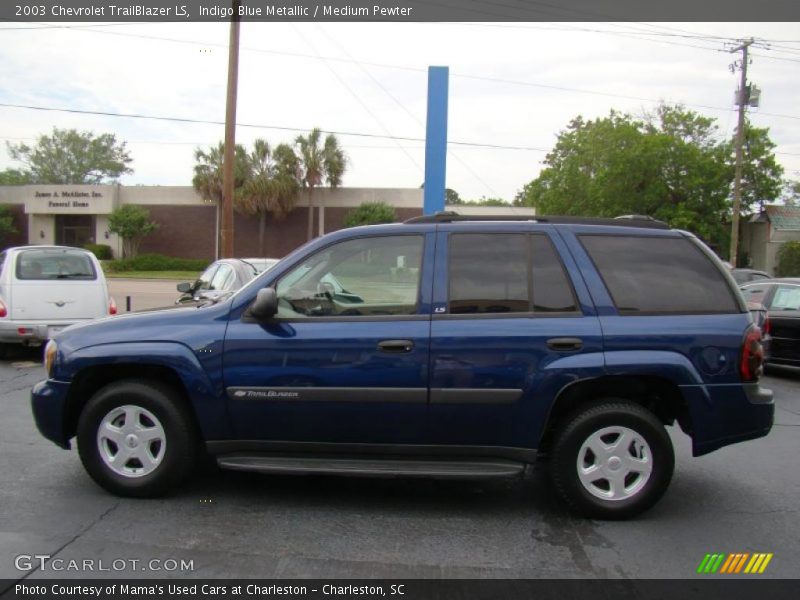 Indigo Blue Metallic / Medium Pewter 2003 Chevrolet TrailBlazer LS