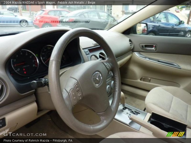 2004 MAZDA6 s Sport Wagon Beige Interior