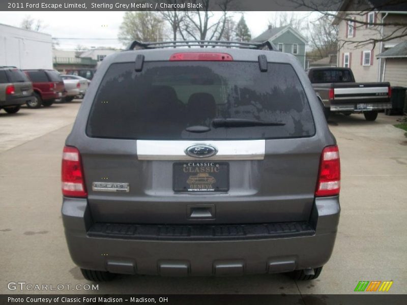 Sterling Grey Metallic / Charcoal Black 2011 Ford Escape Limited