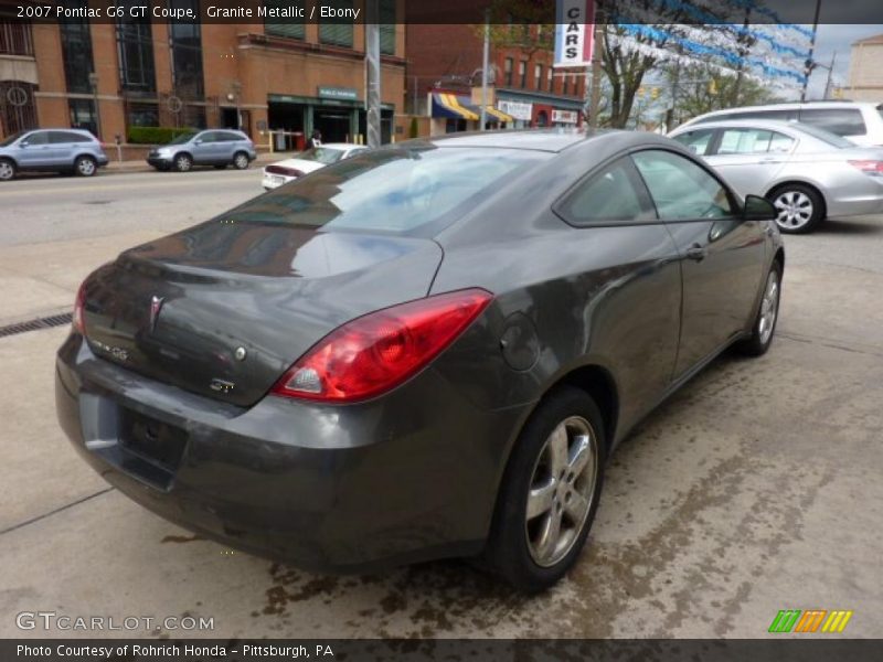 Granite Metallic / Ebony 2007 Pontiac G6 GT Coupe