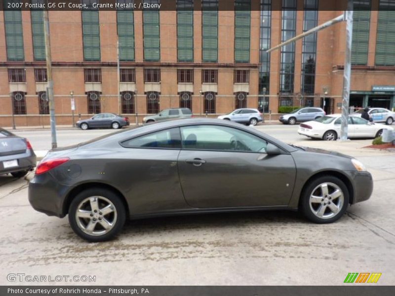 Granite Metallic / Ebony 2007 Pontiac G6 GT Coupe