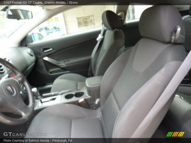 Granite Metallic / Ebony 2007 Pontiac G6 GT Coupe
