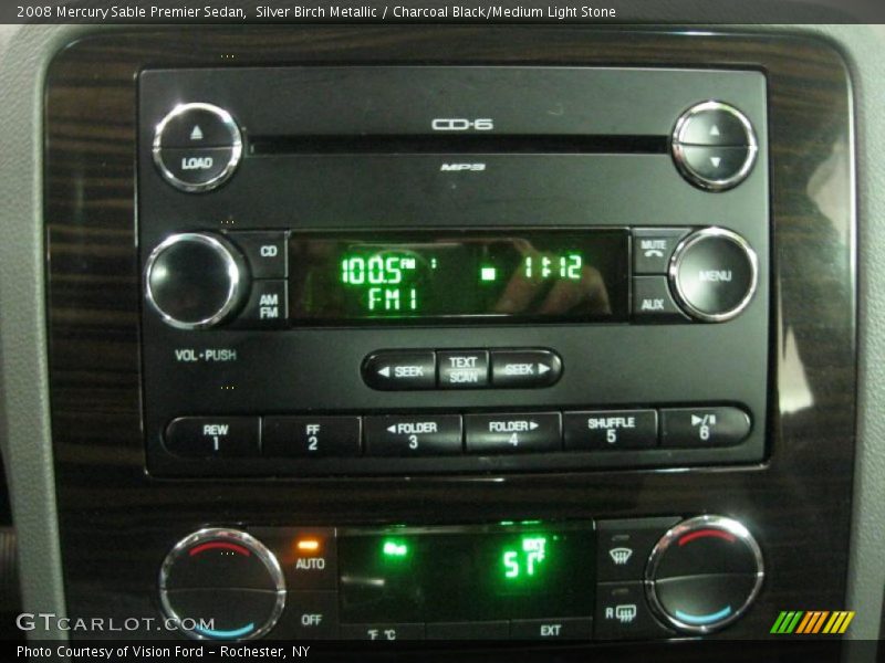 Silver Birch Metallic / Charcoal Black/Medium Light Stone 2008 Mercury Sable Premier Sedan