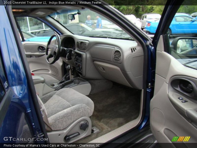 Indigo Blue Metallic / Medium Pewter 2003 Chevrolet TrailBlazer LS